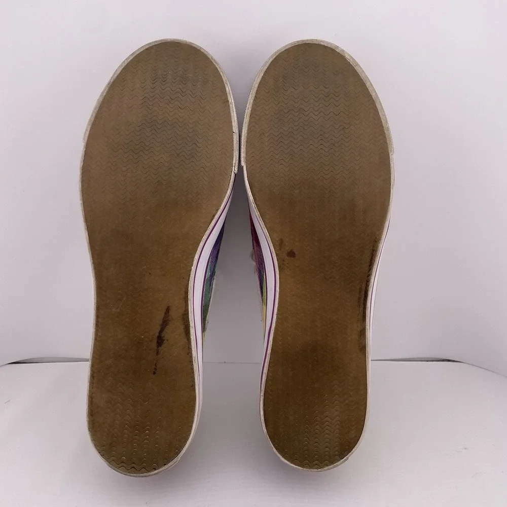 Lacoste Checkered Slip On Sneakers Shoes Plaid US Size 8 MSRP $150